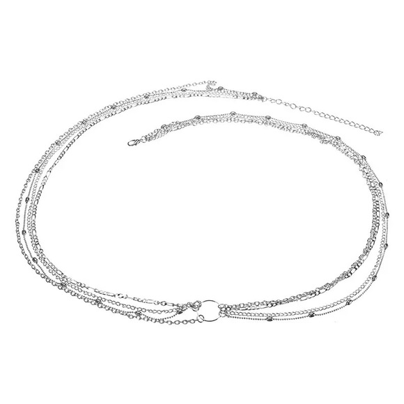 Boho Multilayer Beach Belly Waist Festival Chain - Picture 9 of 14